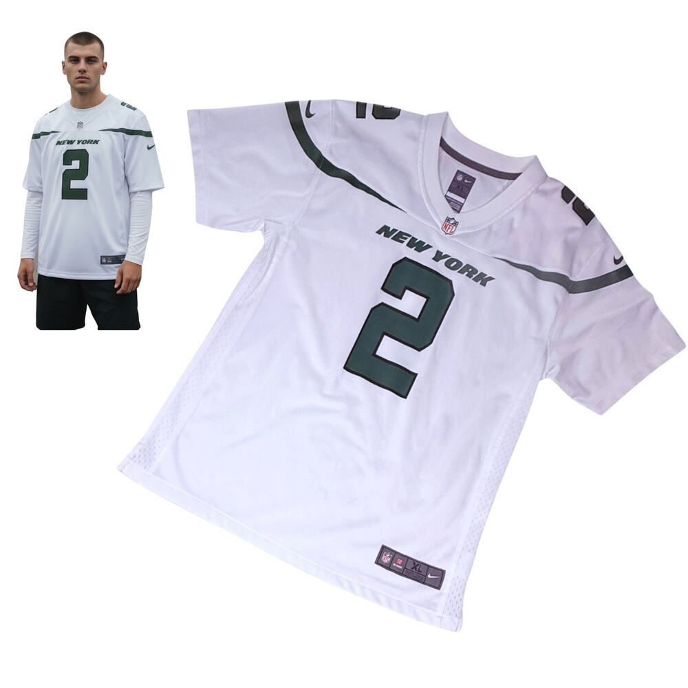 New York Jets Jersey Wilson #2 Nike XL Youth NFL Football 2021-23 Game Away Top
